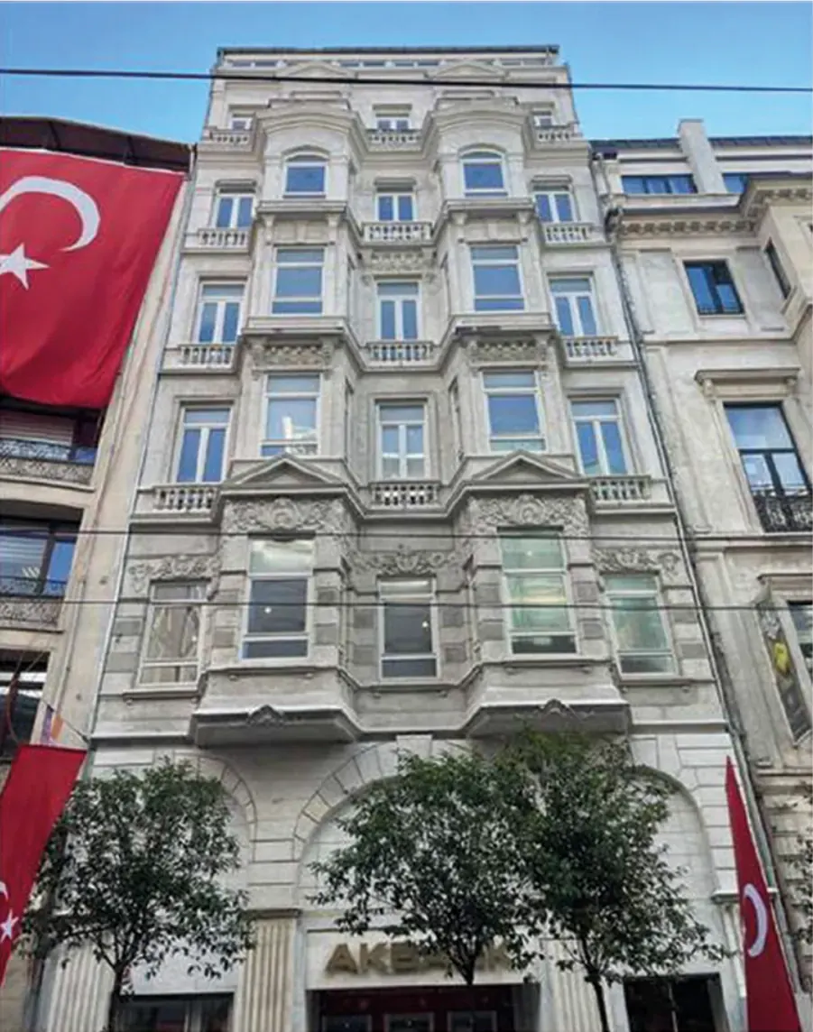 Beyoğlu Neighborhood İstiklal Street Historic Han – Akbank Beyoğlu Branch 1